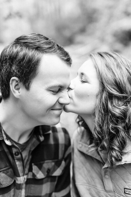 mountain engagement session in north carolina