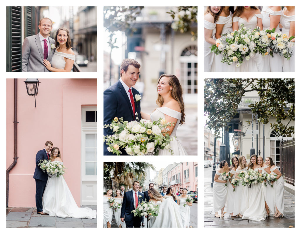 floral filled new orleans wedding day at brennan's