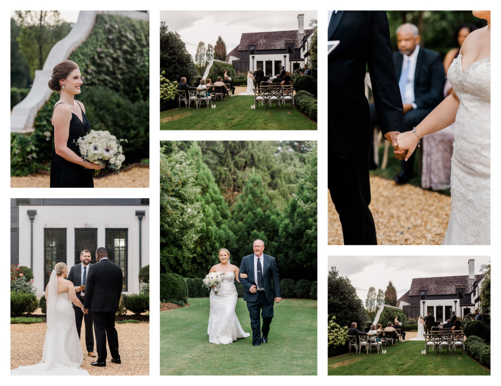 micro-wedding at the andrew's farm