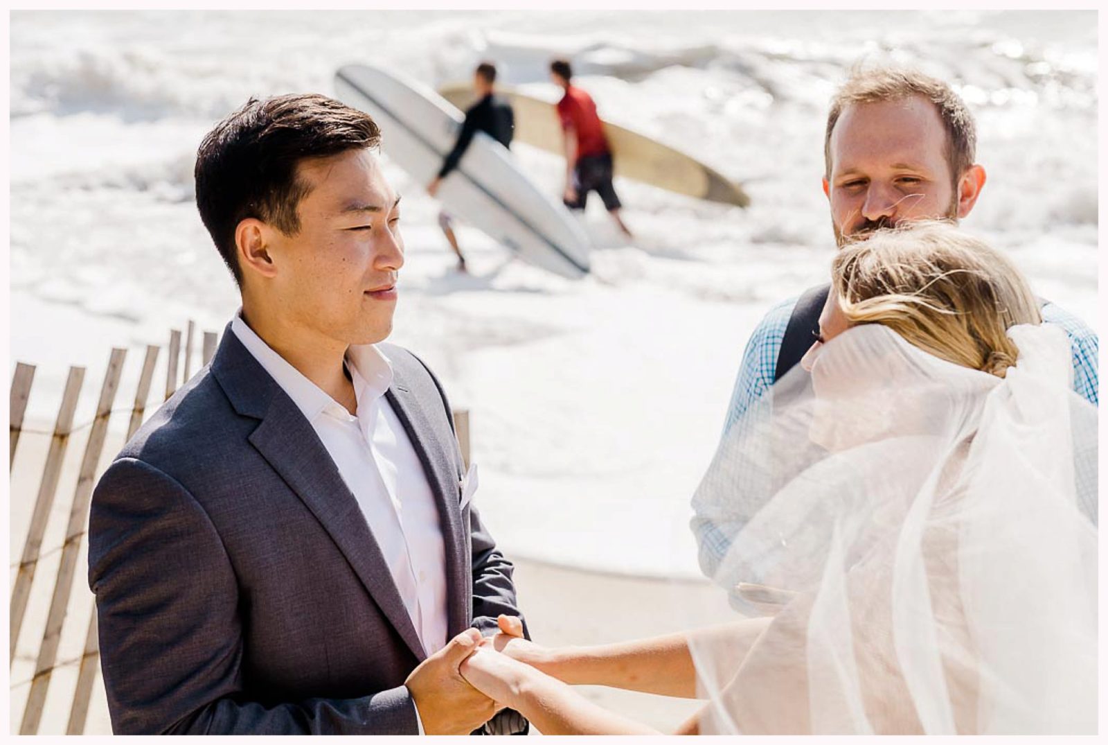 North Carolina Beach Wedding in Surf City North Carolina